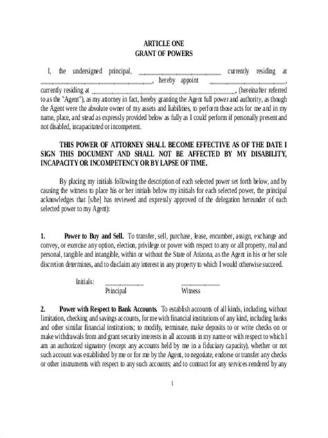 Free Printable Financial Power Of Attorney Forms Prin Vrogue Co