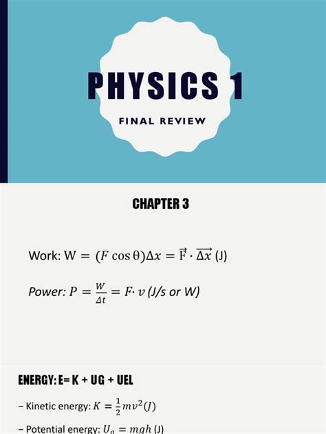 Physics 1 Final Review Pdf