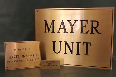 Engraved Plaques