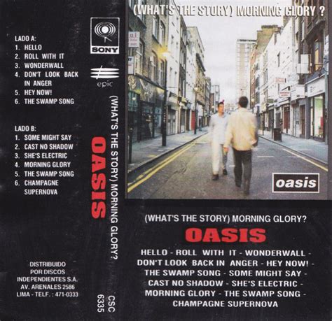 Oasis Whats The Story Morning Glory 1995 Cassette Discogs