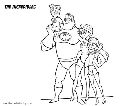 Maybe you would like to learn more about one of these? Incredibles Family Coloring Pages - Free Printable ...