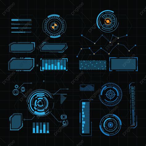User Interface Design Vector Hd Png Images Futuristic User Interface