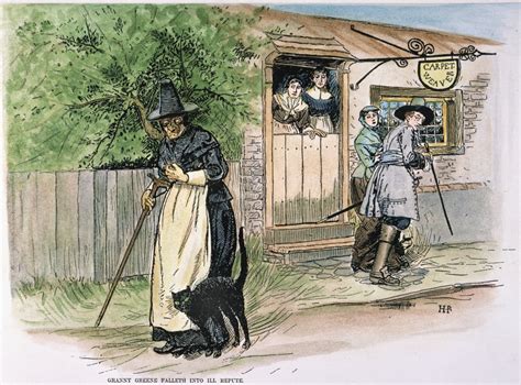 Salem Witch Trials Nan Old Woman Viewed With Suspicion On The Streets
