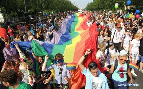 Gay Pride Parade Held In Budapest Hungary Cn