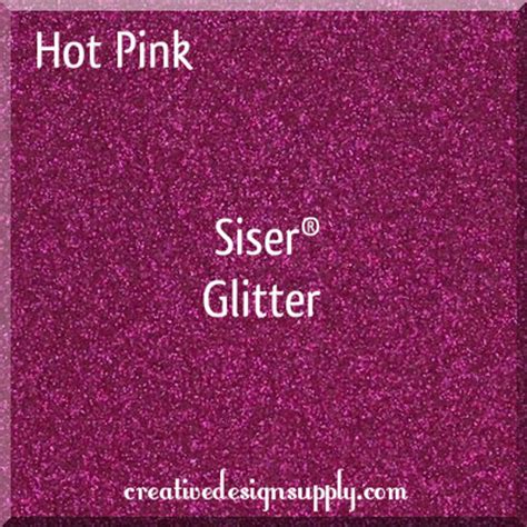 Siser® 12 Glitter Heat Transfer Vinyl Hot Pink