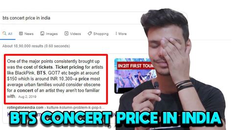 As you can see, being able to make choices in the future has many benefits. BTS concert price in India. | Akshit Sharma | - YouTube
