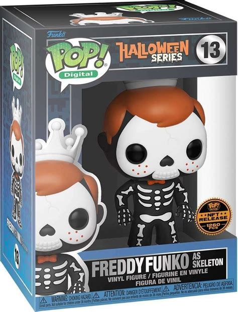 Funko Pop Digital Halloween Series Freddy Funko As Skeleton Nft