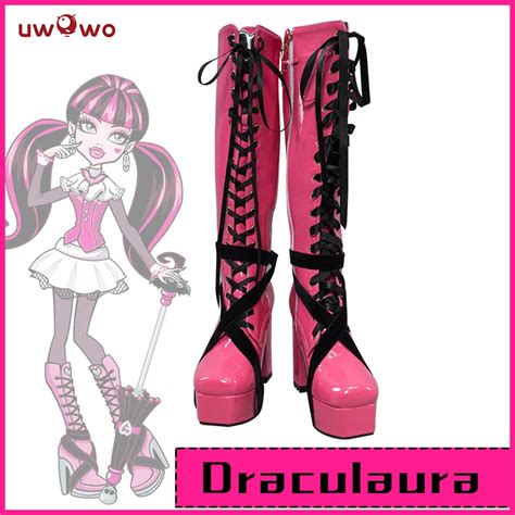 Pre Sale Uwowo Monster High Draculaura Cosplay Shoes Draculaura Shoes