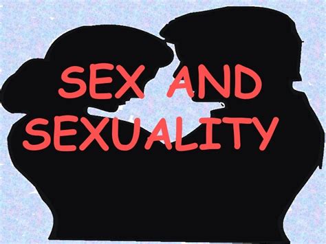 Sex And Sexuality Powerpoint