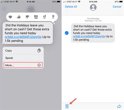 How To Delete A Single Text Message On Iphone Cuadrado Lifeatchas