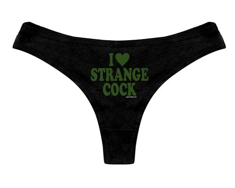 I Love Strange Cock Panties Sexy Funny Slutty Naughty Bridal Shower