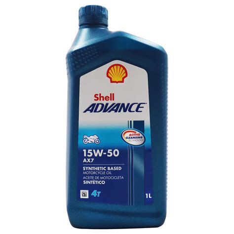 Shell Advance Ax7 15w 50 Disbattery Lubricantes