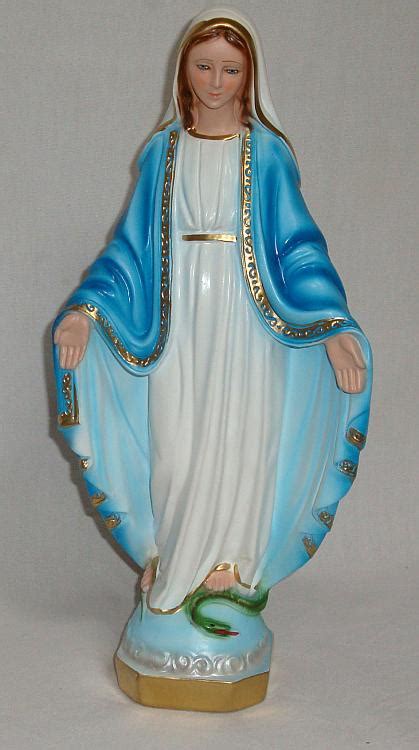 Our Lady Of Grace Statue 12 Inch Plaster