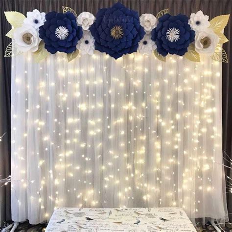 Cortina Con Luces Led Baby Shower Decorations Birthday Decorations