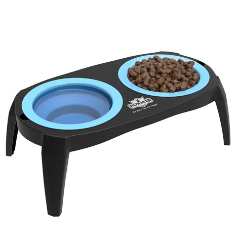 Elevated Pet Bowls With Non Slip Stand For Dogs And Cats Removeable And