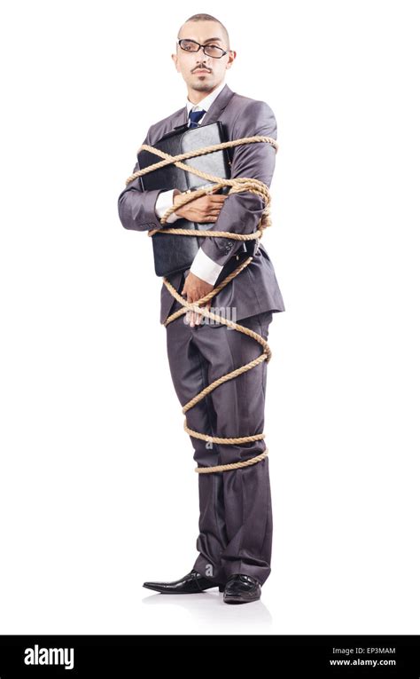 Tied Up Man Cut Out Stock Images And Pictures Alamy