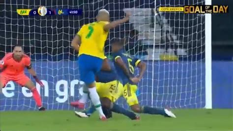 brazil vs colombia 2 1 highlights and all goals 2021 youtube