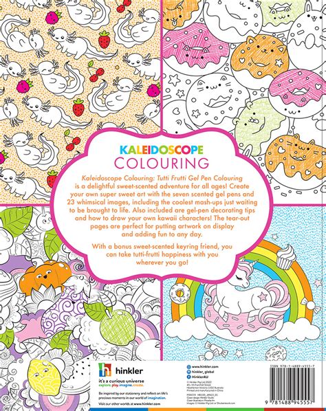 Kaleidoscope Colouring Tutti Frutti Gel Pen Colouring Kit Colouring