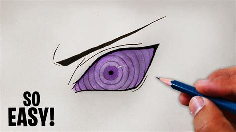 How To Draw The Rinnegan Step By Step Tutorial For