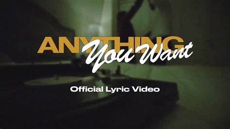Reality Club Anything You Want Official Lyric Video Youtube Music