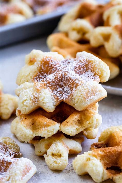 Best Easy Vanilla Waffle Cookies Recipe Crazy For Crust