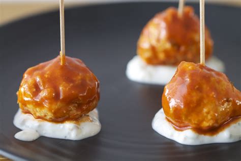 Buffalo Chicken Meatballs With Blue Cheese Fork My Life