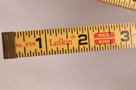 Vintage Lufkin Folding Ruler 72 Inch Oversize Brick Etsy