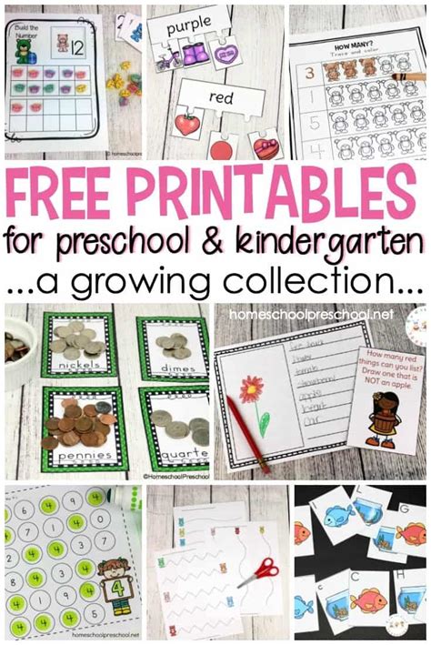 100 Free Preschool Printables For Your Homeschool Preschool