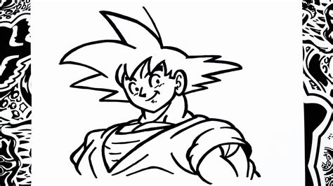 Como Dibujar A Goku Paso A Paso How To Draw Goku Como Desenhar O
