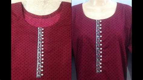 Loops Pati Round Neckline Style Cutting And Stitching Youtube