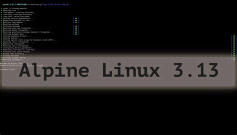 Alpine Linux 313 Released With Official Cloud Images Linux 510 Lts