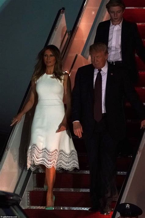 Melania Trump Did Join The President When He Flew To Mar A Lago On Tuesday Melania Trump