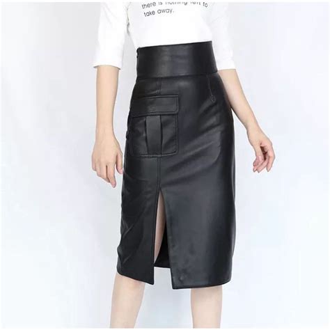 jual rok wanita maxi high waist rok panjang span belahan split seksi dibawah saku kanan model