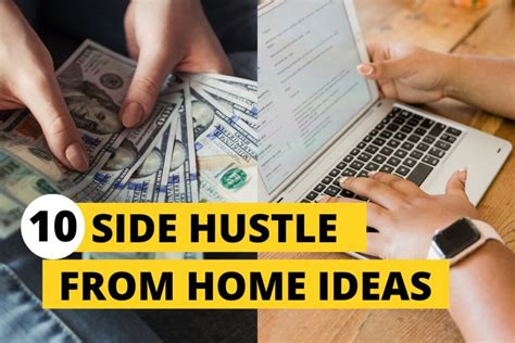 Top 10 Side Hustles From Home Ideas To Make Extra 1000 A Month Crpitcom