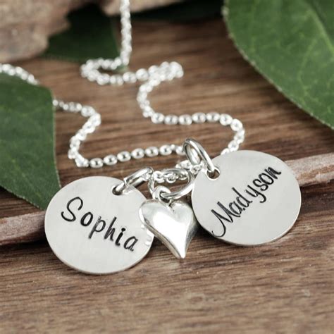 Custom Mom Necklace Personalized Mom Jewelry Gift For Mom Etsy