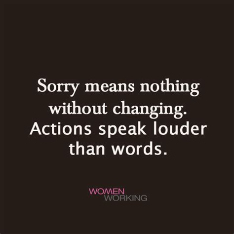 Sorry Means Nothing Without Changing Womenworking