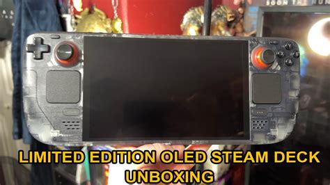 Limited Edition Oled Steam Deck Unboxing And First Impressions Youtube