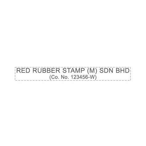 Rs885 Red Rubber Index Stamp Ae Stamp