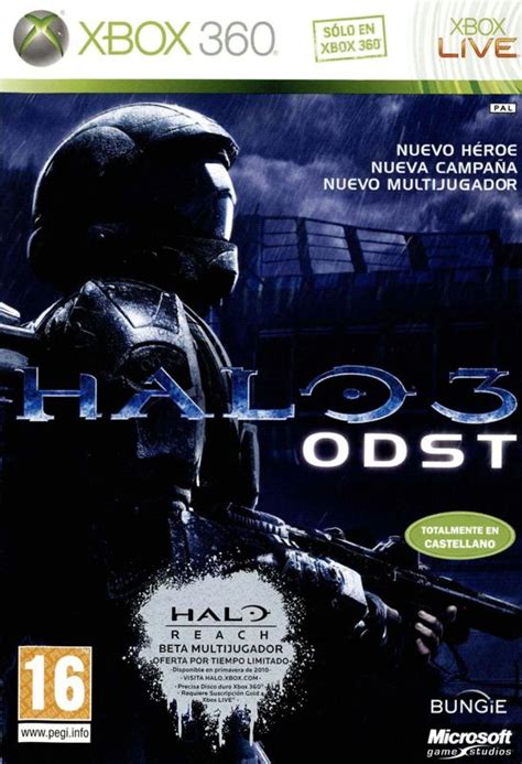 Halo 3 Odst 2009 Xbox 360 Box Cover Art Mobygames
