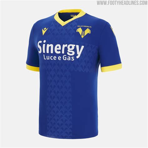 Hellas Verona 22 23 Home Kit Released Footy Headlines