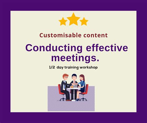 Conducting Effective Meetings Training Facilitated Training