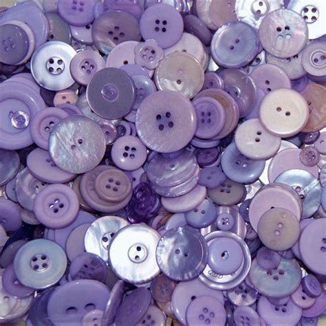 50 Lavender Buttons Assorted Size Mix Crafting Jewelry Etsy Crafts