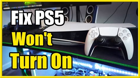 How To Fix Ps5 Wont Turn On Or No Signal Best Tutorial Youtube