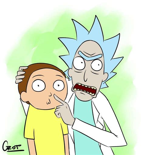 Rick And Morty Sketch By Marcoscrot On Deviantart