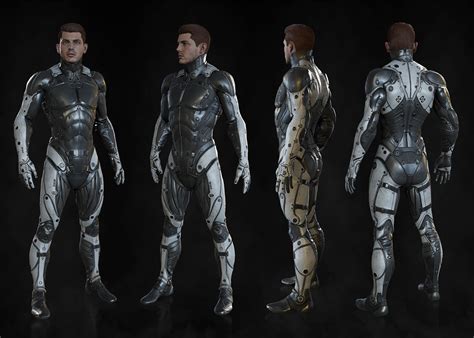 Ryder S Undersuit Art Mass Effect Andromeda Art Gallery