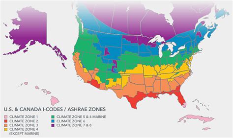 Climate Zone Map Including Canada Greenbuildingadvisor