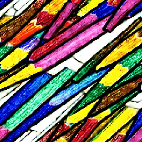 Stained Glass Colored Pencils · Creative Fabrica