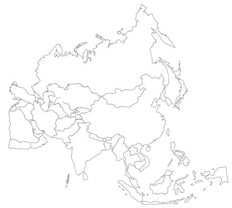 Aggregate 146 Asia Map Drawing Best Vn