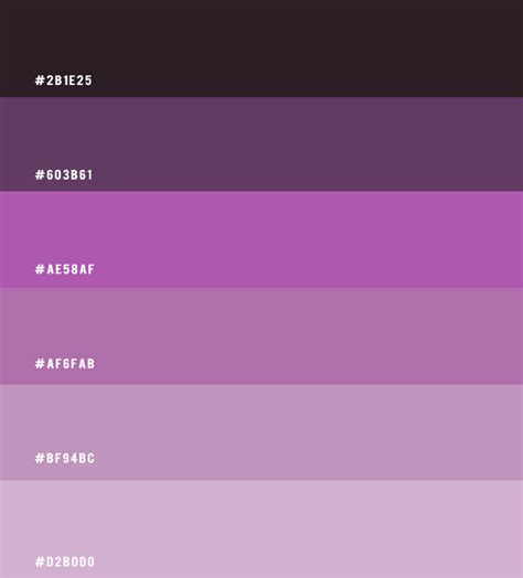Lilac And Purple Colour Scheme Colour Palette 40 Purple Color