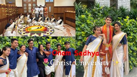 Onam Sadhya Birthday Christ University Bangalore Vlog YouTube